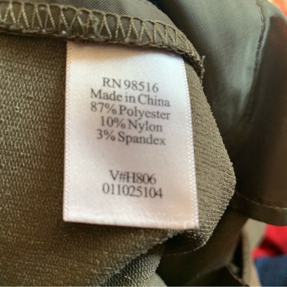 Coldwater Creek Dark Green Corduroy Pants Size P4 - Picture 5 of 8